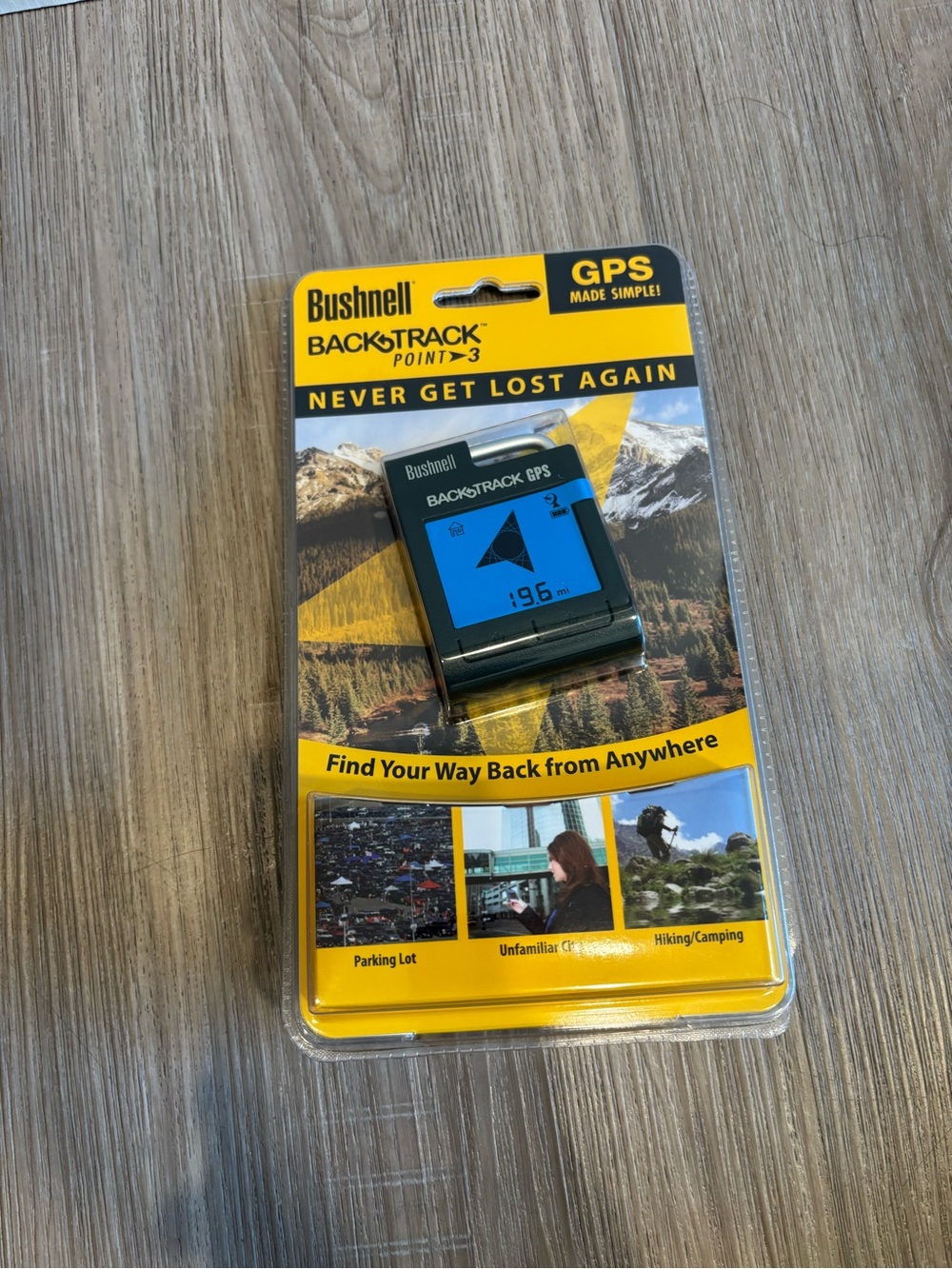 Bushnell PORTABLE  2.25" x 3" Backtrack Point-3 Handheld GPS MODEL 360100 NEW
